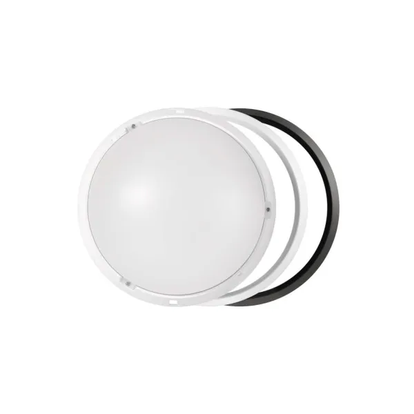 EMOS Lighting LED prisadené svietidlo ZURI, kruhové čierna/biela 14W teplá b.
