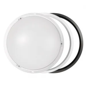 EMOS Lighting LED prisadené svietidlo ZURI, kruhové čierna/biela 14W teplá b.