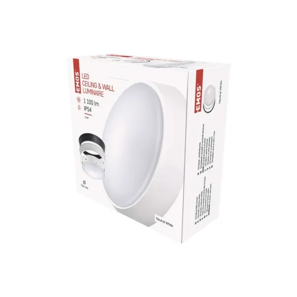 EMOS Lighting LED prisadené svietidlo ZURI, kruhové č/b 14W neutrálna biela