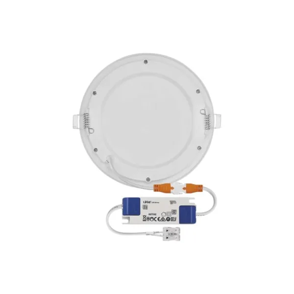 EMOS Lighting LED vstavané svietidlo NEXXO, kruhové, biely, 12W, teplá biela