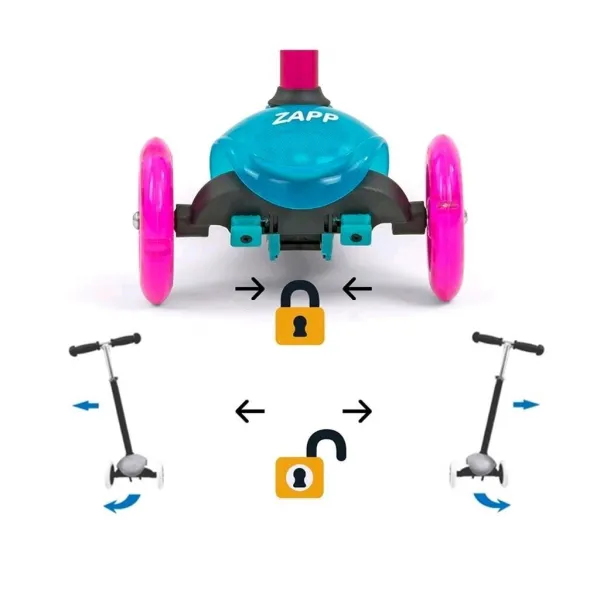 Detská kolobežka Milly Mally Scooter Zapp mint