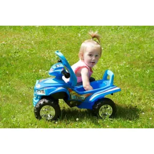 Detské odrážadlo so zvukom Štvorkolka Baby Mix sivá