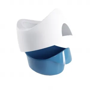 Tega obojstranný ergonomický nočník s výlevkou Teggi modrý