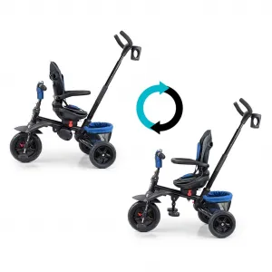 Detská trojkolka 6v1 Milly Mally Stanley navy-black