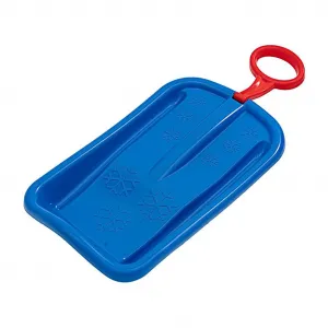Sánkovací klzák s pohyblivou rukoväťou Baby Mix SNOW ARROW 74 cm modrý
