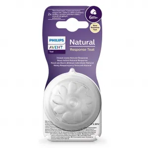 Avent Natural Response Cumlík na fľašu 6m 2 ks