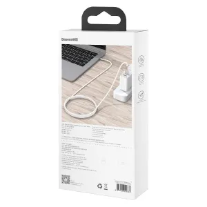 Baseus Cafule Series USB-C samec na USB-C samec nabíjací/dátový kábel s kovovými koncovkami 100 W 2 m, čierny