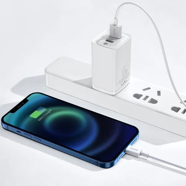 Kábel USB na Lightning Baseus Superior Series, 2,4 A, 2 m (biely) 026223