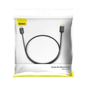 Kábel HDMI 2.0 Baseus, 4K 60 Hz, 3D, HDR, 18 Gbps, 2 m (čierny) 022994