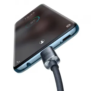 Baseus Crystal Shine Series USB-C / USB-C 100W 2m nabíjací / dátový kábel, čierny