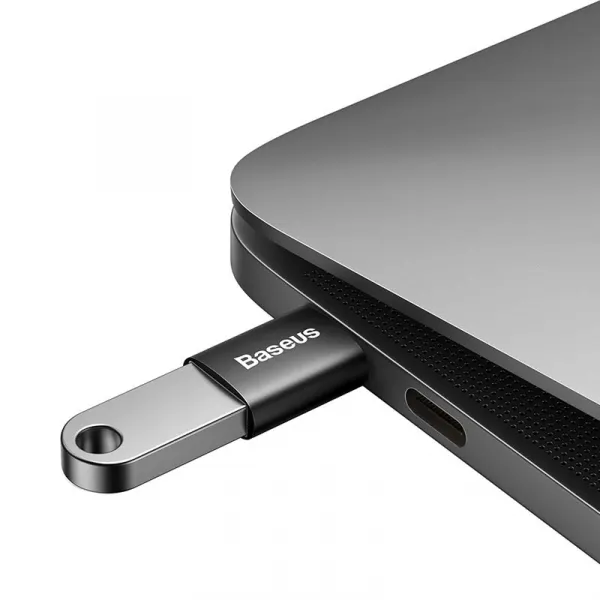 Baseus Ingenuity USB-C na USB-A adaptér, OTG (čierny) 031665