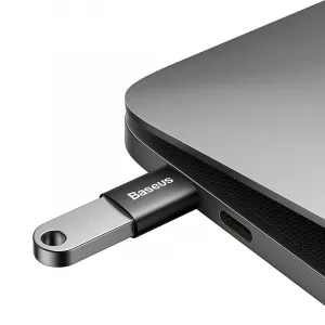 Baseus Ingenuity USB-C na USB-A adaptér, OTG (čierny) 031665