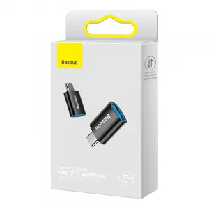 Baseus Ingenuity USB-C na USB-A adaptér, OTG (čierny) 031665