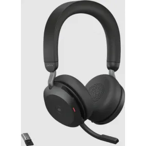 Jabra Evolve2 75, USB-A, MS Stereo, Black