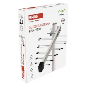 EMOS Anténa univerzálna VILLAGE FISH–V700, DVB-T2, DAB, filter LTE/4G/5G