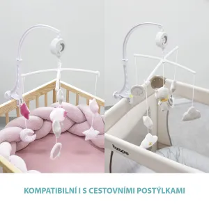 Zopa kolotoč nad postieľku Sovička