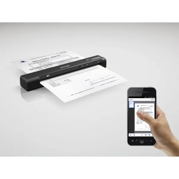 Skener EPSON WorkForce ES-60W, A4, 600x600 dpi, USB 2.0, Wi-Fi Direct