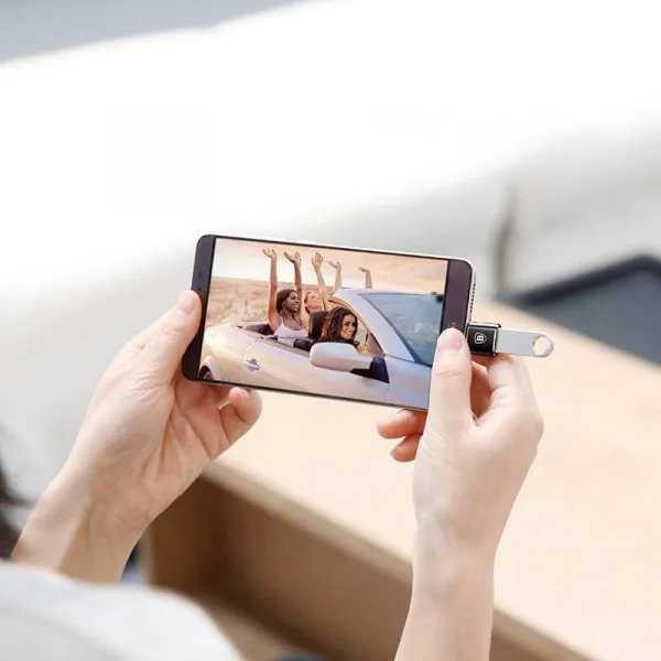 Baseus Exquisite Adaptér USB-C samec na USB samica Catotg-01