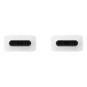 Originál kábel Samsung USB-C/USB-C 1.8m - Biely, EP-DX510JWE