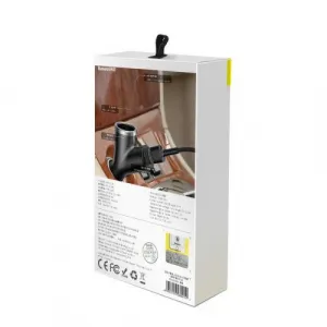 Baseus Car Charger Y-type dual USB + cigarette lighter extended, 3.4A, čierna (CCALL-YX01)