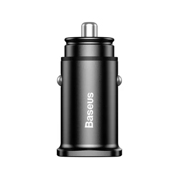 Baseus Square 2xUSB QC3.0 5A 30W nabíjačka do auta (čierna) 018455