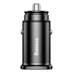 Baseus Square 2xUSB QC3.0 5A 30W nabíjačka do auta (čierna) 018455