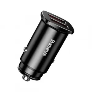 Baseus Square 2xUSB QC3.0 5A 30W nabíjačka do auta (čierna) 018455