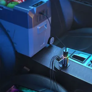Joyroom nabíjačka do auta JR-CL21, 4v1, 1x USB QC3.0, 2x USB-C PD 150W (čierna) 044731