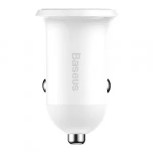Baseus Grain Pro 2x USB 4,8A nabíjačka do auta (biela) 025367