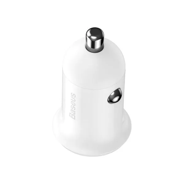 Baseus Grain Pro 2x USB 4,8A nabíjačka do auta (biela) 025367