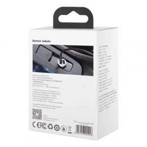 Baseus Grain Pro 2x USB 4,8A nabíjačka do auta (biela) 025367