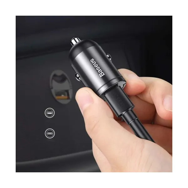 Baseus Tiny Star Mini rýchlonabíjačka do auta s USB portom 30W