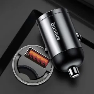 Baseus Tiny Star Mini rýchlonabíjačka do auta s USB portom 30W