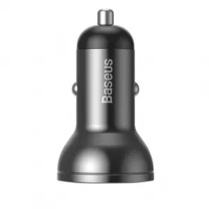 Baseus Adaptér 2xUSB 24W + Kábel 3in1 Micro USB/ Lightning /Type C 1,2 meter, Čierny