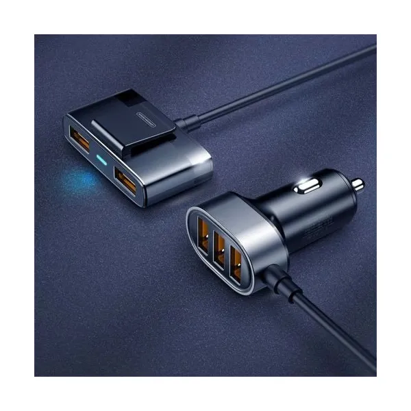 Joyroom JR-CL03 5xUSB nabíjačka do auta (čierna) 044897