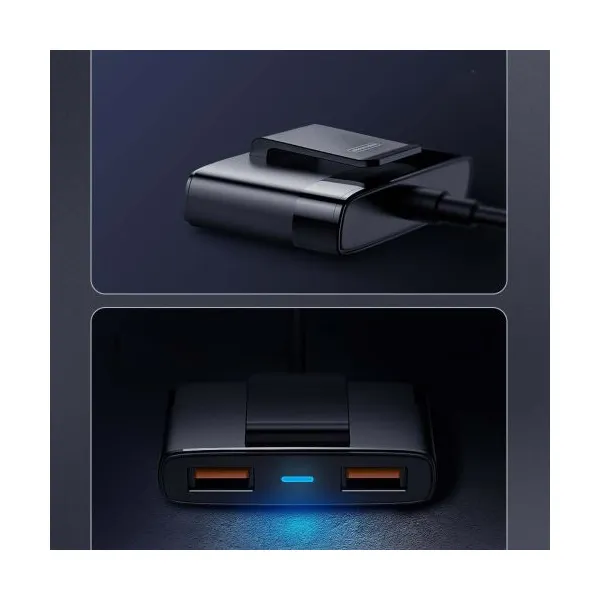 Joyroom JR-CL03 5xUSB nabíjačka do auta (čierna) 044897