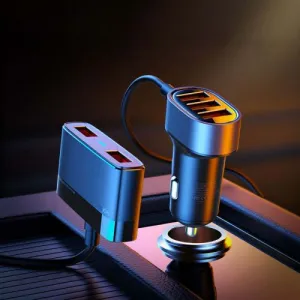 Joyroom JR-CL03 5xUSB nabíjačka do auta (čierna) 044897