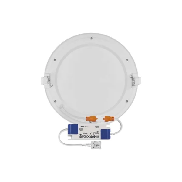 EMOS Lighting LED vstavané svietidlo NEXXO, kruhové, biely, 18W, teplá biela