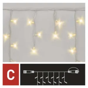 EMOS Lighting Profi LED spojovacia reťaz biela – cencúle, 3 m, vonkajšia, teplá biela