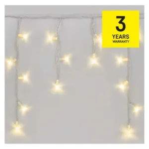 EMOS Lighting Profi LED spojovacia reťaz biela – cencúle, 3 m, vonkajšia, teplá biela