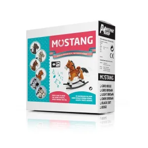 Hojdací koník s melódiou Milly Mally Mustang tmavo hnedý