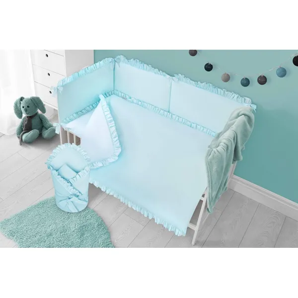 5-dielne posteľné obliečky Belisima PURE 100/135 turquoise