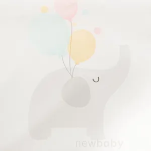 Detské rozkladacie kreslo New Baby Elephant sivá
