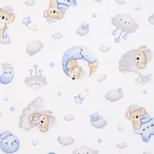 Detský penový matrac New Baby STANDARD 120x60x6 cm koala modrý