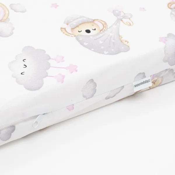 Detský penový matrac New Baby STANDARD 120x60x6 cm koala ružový