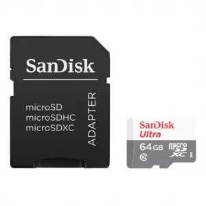 SanDisk Ultra microSDXC 64 GB 100 MB/s Class 10 UHS-I, s adaptérom 85235110