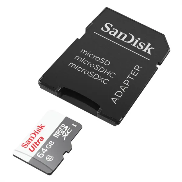 SanDisk Ultra microSDXC 64 GB 100 MB/s Class 10 UHS-I, s adaptérom 85235110