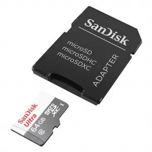 SanDisk Ultra microSDXC 64 GB 100 MB/s Class 10 UHS-I, s adaptérom 85235110