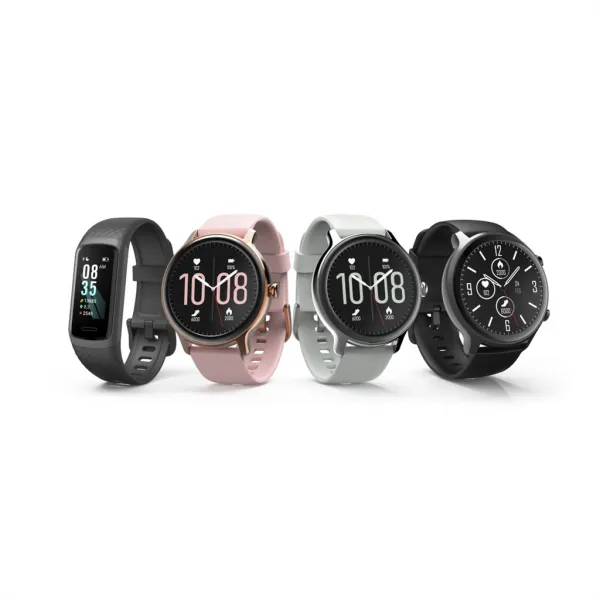 Hama Fit Watch 4910, športové hodinky, pulz, oxymeter, kalórie, vodeodolné, šedé 91021200