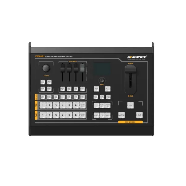AVMATRIX VS0605U 6CH SDI/HDMI multiformátový prepínač streamovania 21473